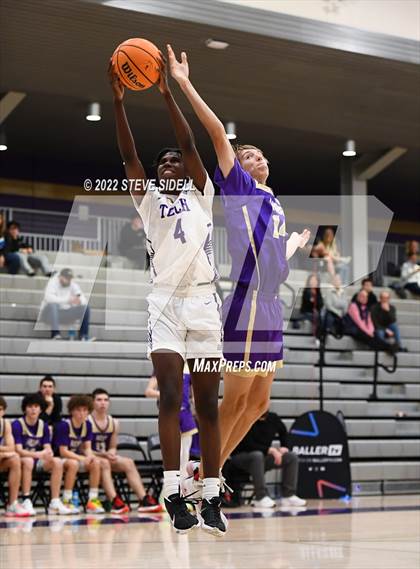 Thumbnail 1 in Notre Dame Prep vs. Oakland Tech (The Holiday Classic 2022) photogallery.