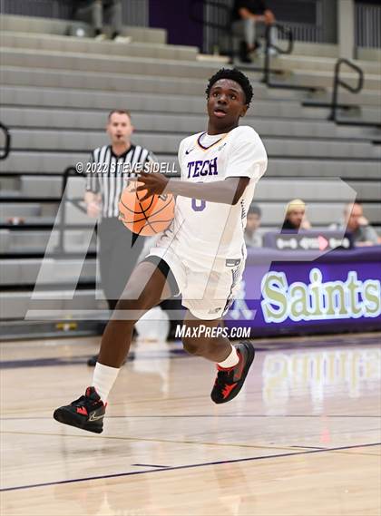 Thumbnail 3 in Notre Dame Prep vs. Oakland Tech (The Holiday Classic 2022) photogallery.