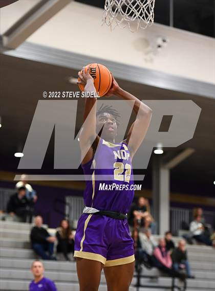 Thumbnail 1 in Notre Dame Prep vs. Oakland Tech (The Holiday Classic 2022) photogallery.