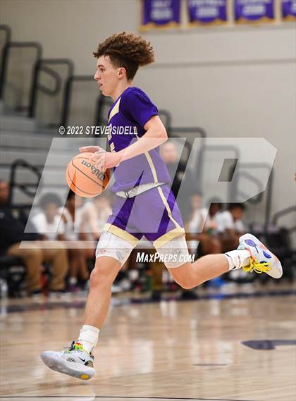 Thumbnail 2 in Notre Dame Prep vs. Oakland Tech (The Holiday Classic 2022) photogallery.