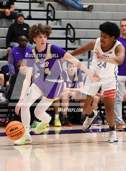 Thumbnail 2 in Notre Dame Prep vs. Oakland Tech (The Holiday Classic 2022) photogallery.