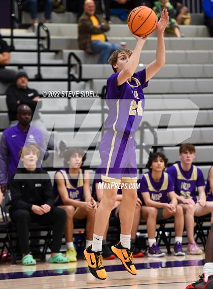 Thumbnail 2 in Notre Dame Prep vs. Oakland Tech (The Holiday Classic 2022) photogallery.