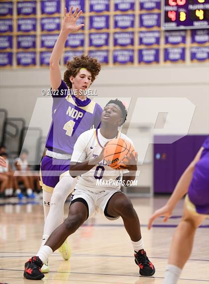 Thumbnail 3 in Notre Dame Prep vs. Oakland Tech (The Holiday Classic 2022) photogallery.