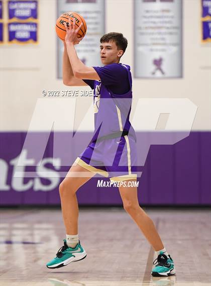 Thumbnail 1 in Notre Dame Prep vs. Oakland Tech (The Holiday Classic 2022) photogallery.