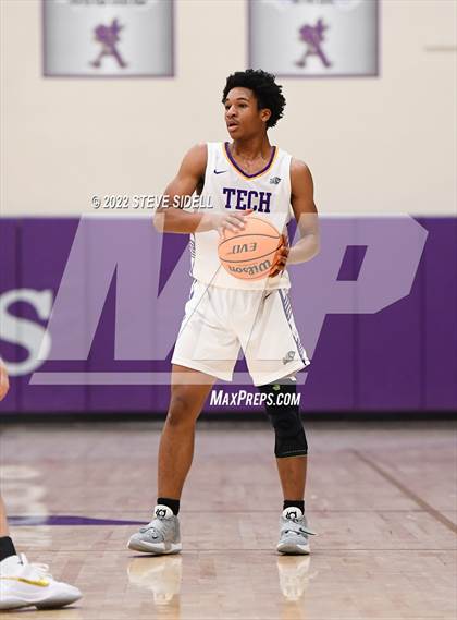 Thumbnail 3 in Notre Dame Prep vs. Oakland Tech (The Holiday Classic 2022) photogallery.
