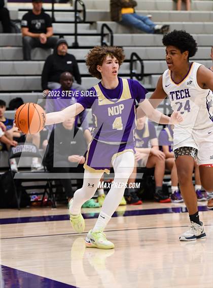 Thumbnail 1 in Notre Dame Prep vs. Oakland Tech (The Holiday Classic 2022) photogallery.
