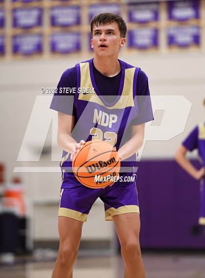 Thumbnail 1 in Notre Dame Prep vs. Oakland Tech (The Holiday Classic 2022) photogallery.