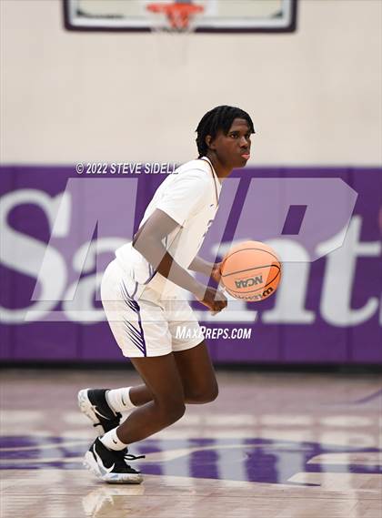 Thumbnail 1 in Notre Dame Prep vs. Oakland Tech (The Holiday Classic 2022) photogallery.
