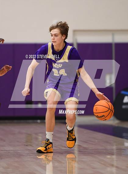 Thumbnail 1 in Notre Dame Prep vs. Oakland Tech (The Holiday Classic 2022) photogallery.