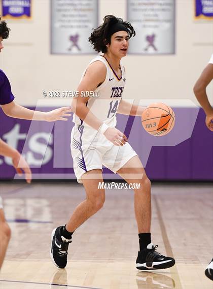 Thumbnail 3 in Notre Dame Prep vs. Oakland Tech (The Holiday Classic 2022) photogallery.
