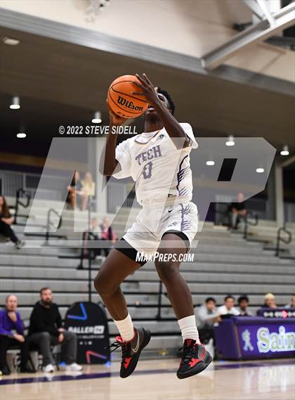 Thumbnail 1 in Notre Dame Prep vs. Oakland Tech (The Holiday Classic 2022) photogallery.