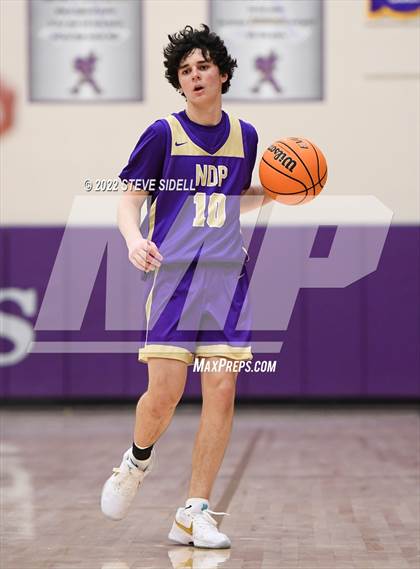 Thumbnail 2 in Notre Dame Prep vs. Oakland Tech (The Holiday Classic 2022) photogallery.