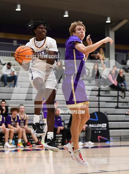 Thumbnail 3 in Notre Dame Prep vs. Oakland Tech (The Holiday Classic 2022) photogallery.