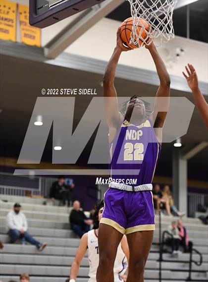 Thumbnail 3 in Notre Dame Prep vs. Oakland Tech (The Holiday Classic 2022) photogallery.