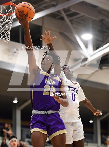 Thumbnail 2 in Notre Dame Prep vs. Oakland Tech (The Holiday Classic 2022) photogallery.