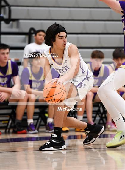 Thumbnail 1 in Notre Dame Prep vs. Oakland Tech (The Holiday Classic 2022) photogallery.