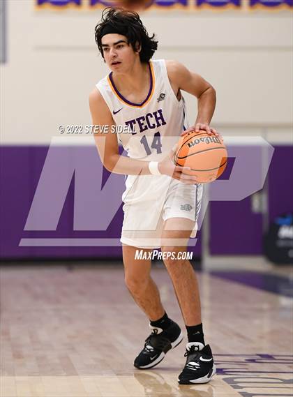 Thumbnail 3 in Notre Dame Prep vs. Oakland Tech (The Holiday Classic 2022) photogallery.
