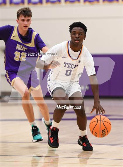Thumbnail 1 in Notre Dame Prep vs. Oakland Tech (The Holiday Classic 2022) photogallery.