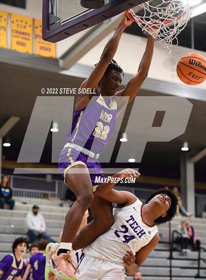Thumbnail 1 in Notre Dame Prep vs. Oakland Tech (The Holiday Classic 2022) photogallery.