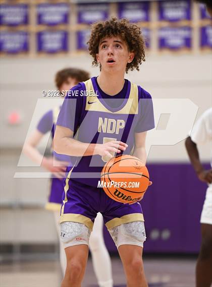 Thumbnail 1 in Notre Dame Prep vs. Oakland Tech (The Holiday Classic 2022) photogallery.
