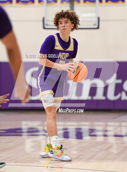 Thumbnail 3 in Notre Dame Prep vs. Oakland Tech (The Holiday Classic 2022) photogallery.
