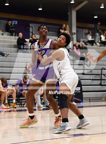 Thumbnail 3 in Notre Dame Prep vs. Oakland Tech (The Holiday Classic 2022) photogallery.