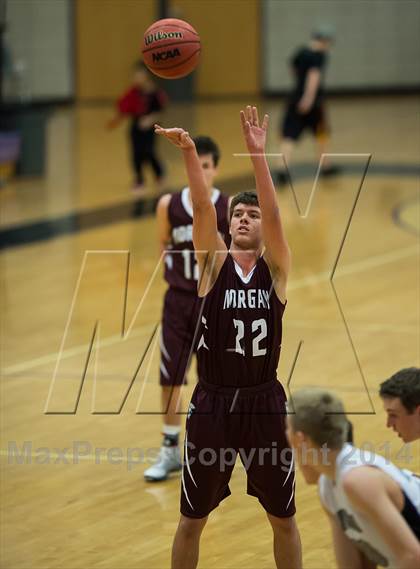 Thumbnail 1 in Morgan vs Riverton (Riverton Holiday Tournament) photogallery.