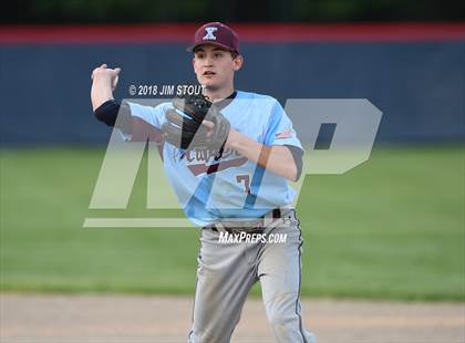 Thumbnail 1 in Xavier @ Kennedy Catholic (CHSAA Class AA Qualifier) photogallery.