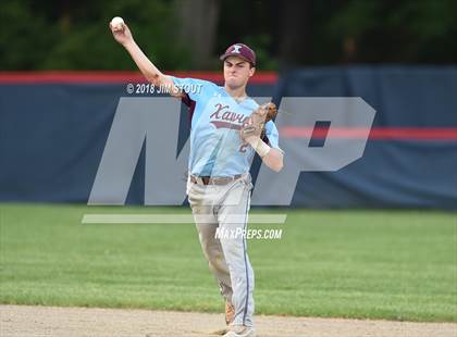 Thumbnail 3 in Xavier @ Kennedy Catholic (CHSAA Class AA Qualifier) photogallery.