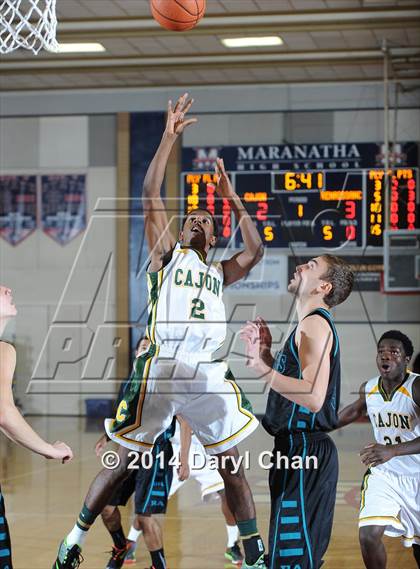 Thumbnail 2 in Cajon vs Renaissance Academy (Rose City Roundball Classic) photogallery.