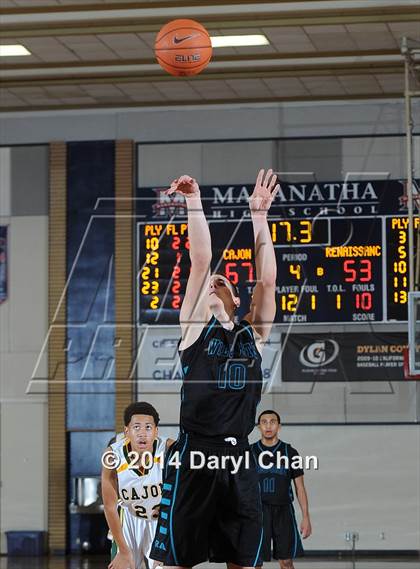 Thumbnail 2 in Cajon vs Renaissance Academy (Rose City Roundball Classic) photogallery.