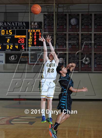 Thumbnail 3 in Cajon vs Renaissance Academy (Rose City Roundball Classic) photogallery.