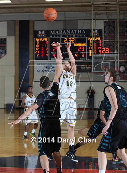 Thumbnail 3 in Cajon vs Renaissance Academy (Rose City Roundball Classic) photogallery.