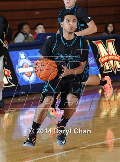 Thumbnail 1 in Cajon vs Renaissance Academy (Rose City Roundball Classic) photogallery.