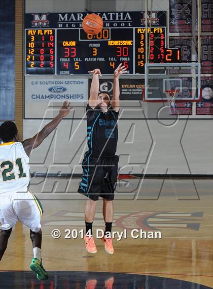 Thumbnail 1 in Cajon vs Renaissance Academy (Rose City Roundball Classic) photogallery.