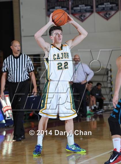 Thumbnail 2 in Cajon vs Renaissance Academy (Rose City Roundball Classic) photogallery.