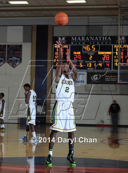 Thumbnail 3 in Cajon vs Renaissance Academy (Rose City Roundball Classic) photogallery.