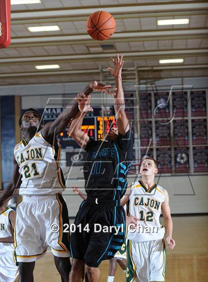 Thumbnail 3 in Cajon vs Renaissance Academy (Rose City Roundball Classic) photogallery.