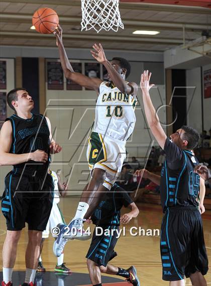 Thumbnail 1 in Cajon vs Renaissance Academy (Rose City Roundball Classic) photogallery.