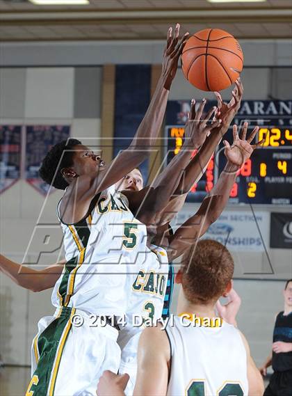 Thumbnail 1 in Cajon vs Renaissance Academy (Rose City Roundball Classic) photogallery.