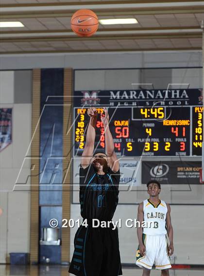 Thumbnail 3 in Cajon vs Renaissance Academy (Rose City Roundball Classic) photogallery.
