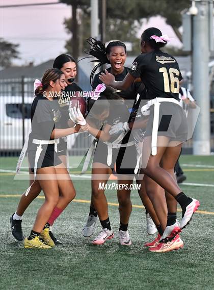 Thumbnail 3 in Katella @ Bellflower (CIF-SS Division IV Playoffs Round 1) photogallery.