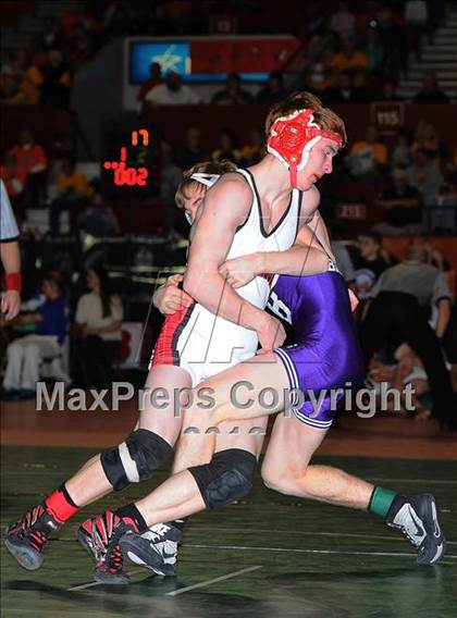 Thumbnail 1 in KSHSAA 4A State Wrestling Championships (1st Round) photogallery.