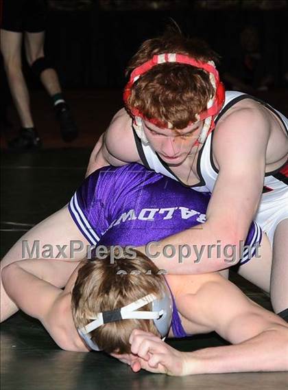 Thumbnail 1 in KSHSAA 4A State Wrestling Championships (1st Round) photogallery.