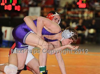 Thumbnail 3 in KSHSAA 4A State Wrestling Championships (1st Round) photogallery.