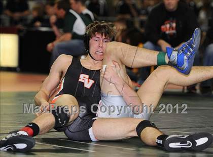 Thumbnail 2 in KSHSAA 4A State Wrestling Championships (1st Round) photogallery.
