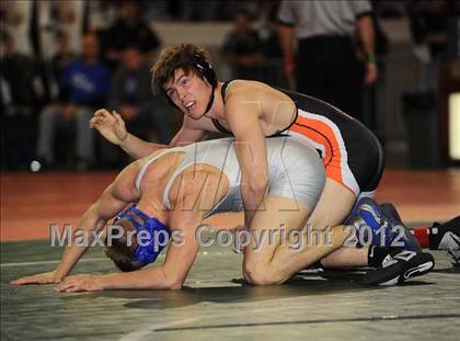 Thumbnail 1 in KSHSAA 4A State Wrestling Championships (1st Round) photogallery.