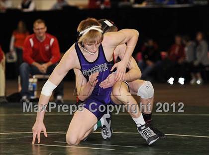 Thumbnail 3 in KSHSAA 4A State Wrestling Championships (1st Round) photogallery.
