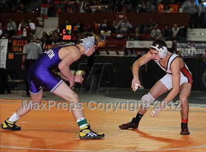 Thumbnail 3 in KSHSAA 4A State Wrestling Championships (1st Round) photogallery.