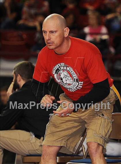 Thumbnail 2 in KSHSAA 4A State Wrestling Championships (1st Round) photogallery.